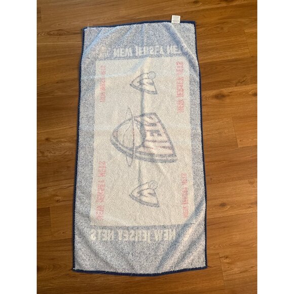 Vintage New Jersey Mets NBA Cotton Bench Towel Original - Picture 2 of 4
